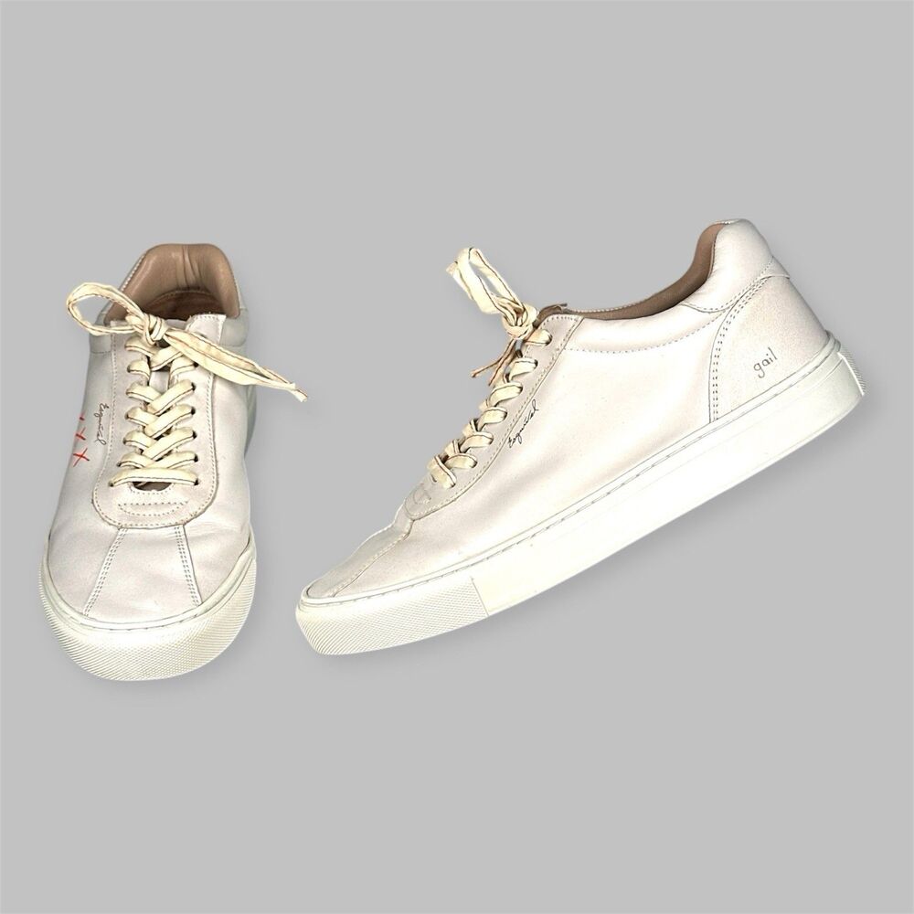 ESQUIVEL Shoes Women’s Size 9 White Smooth Leather Classic Weekender Sneaker